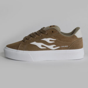 ZAPATILLAS PARA HOMBRE MODELO CHUNKY VERDE OLIVO GAMUZA